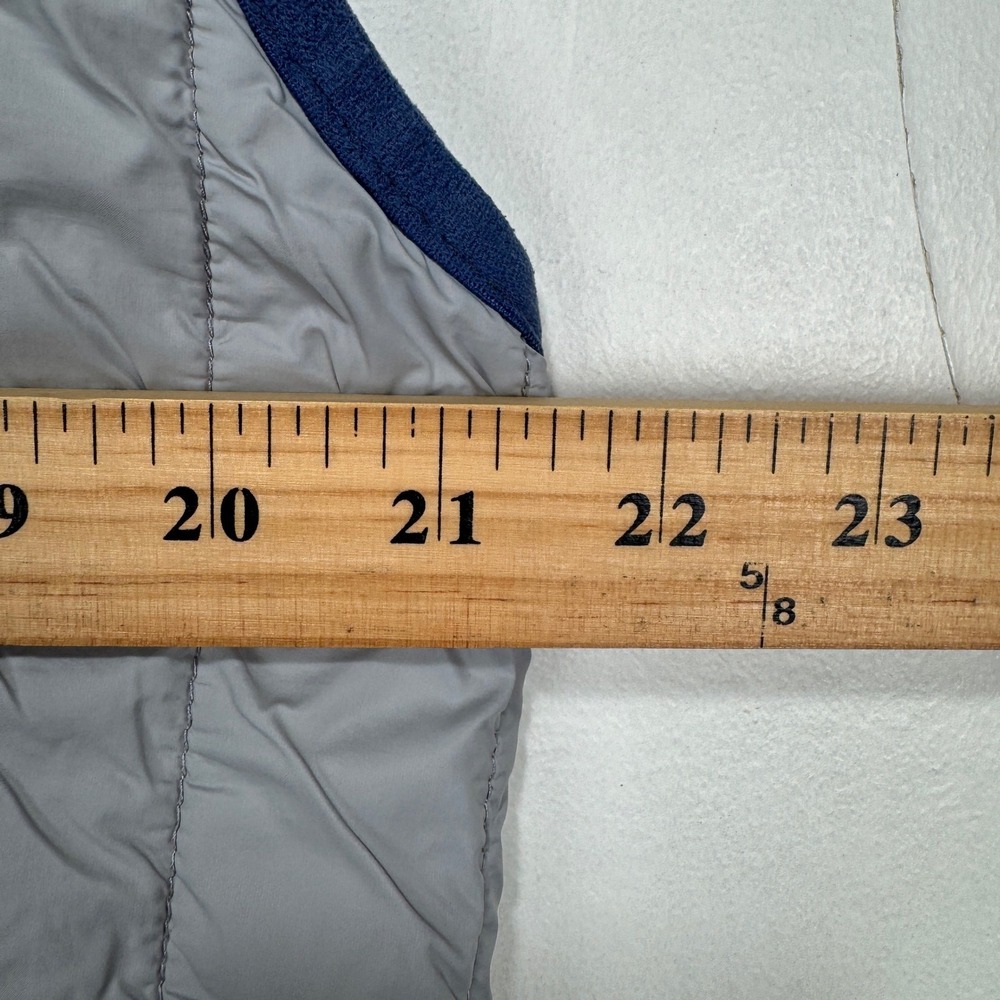 Navy Midshipmen Quilted Puffer Vest Men Large Gray Cutter & Buck WeatherTec - Picture 9 of 11